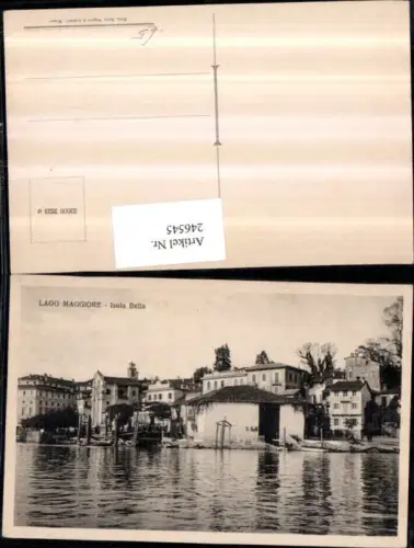 246545,Lago Maggiore Isola Bella Insel Teilansicht