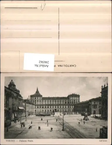246562,Torino Turin Palazzo Reale Platz