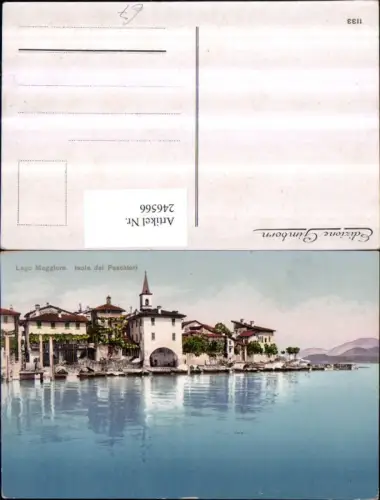 246566,Lago Maggiore Isola die Pescatori Partie Anlegeplatz