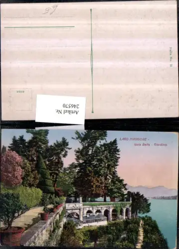 246570,Lago Maggiore Isola Bella Giardino Garten Partie