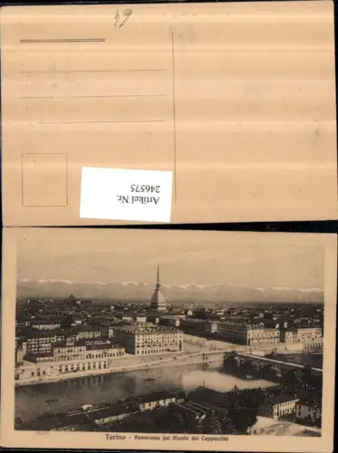 246575,Torino Turin Totale Panorama dal Mnte die Copuccini