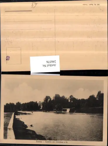 246576,Torino Turin Castello del Valentino e Po Schloss