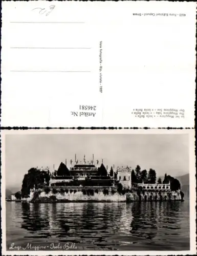 246581,Lago Maggiore Isola Bella Insel Totale