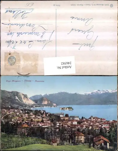 246582,Lago Maggiore Stresa Panorama Totale
