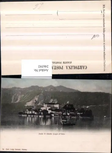 246592,Lago d'Orta Isola S. Giulio Insel Totale