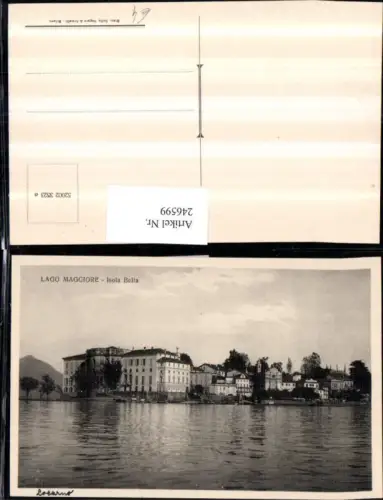 246599,Lago Maggiore Isola Bella Insel Teilansicht