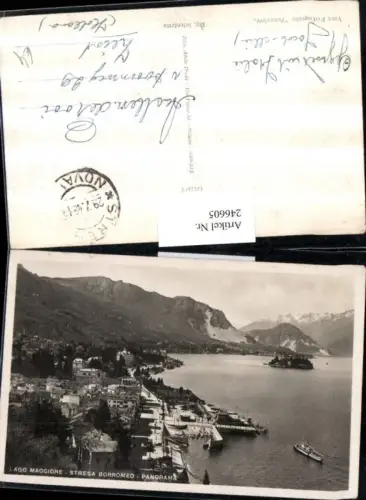 246605,Lago Maggiore Stresa Borromeo Panorama Totale