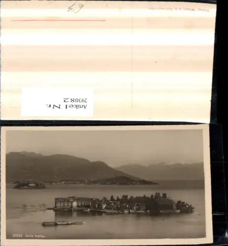 293082,Piemonte Verbano-Cusio-Ossola Isola Bella Totale Insel Bergkulisse b. Stresa