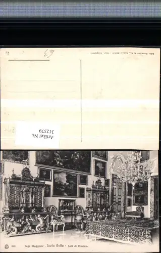312379,Piemonte Verbano-Cusio-Ossola Lago Maggiore Isola Bella Sala di Musica Innenansicht