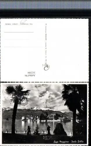 312384,Piemonte Verbano-Cusio-Ossola Lago Maggiore Isola Bella Insel Bergkulisse
