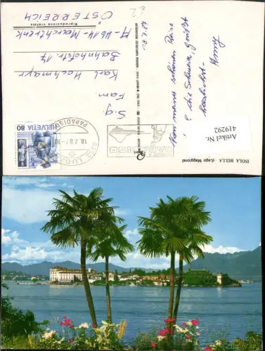419292,Piemonte Verbano-Cusio-Ossola Lago Maggiore Isola Bella Insel