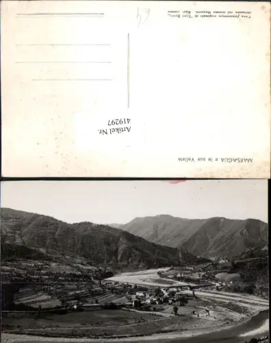 419297,Piemonte Cuneo Marsaglia e la sua Vallata Totale Bergkulisse