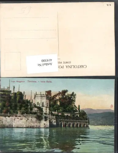 419300,Piemonte Verbano-Cusio-Ossola Isola Bella Torrione Turm