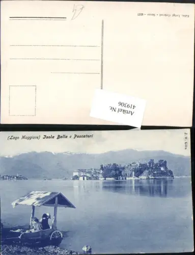 419306,Piemonte Verbano-Cusio-Ossola Isola Bella e Pescatori Insel Bergkulisse