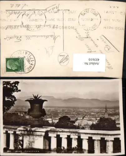 435610,Piemonte Torino Turin Panorama Totale