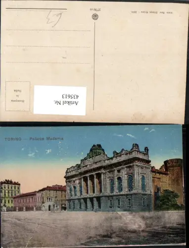 435613,Piemonte Torino Turin Palazzo Madama Gebäude