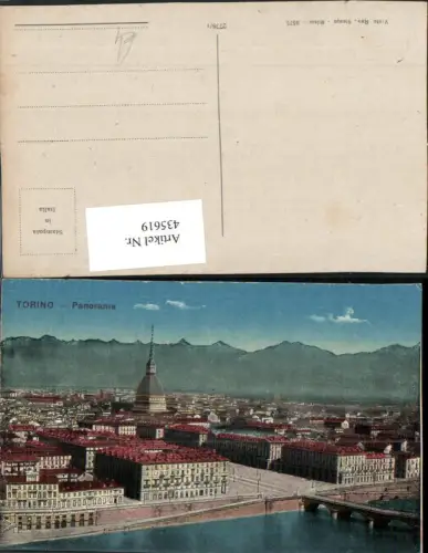 435619,Piemonte Torino Turin Panorama Totale