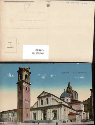 435620,Piemonte Torino Turin La Cattedrale Kirche Turm