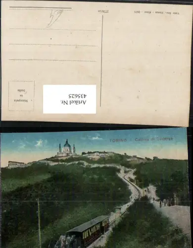 435625,Piemonte Torino Turin Collina di Superga Zahnradbahn