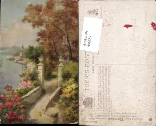 446589,Künstler AK A. Prosdogimi Piemonte Verbano-Cusio-Ossola Villa pub Tuck 2386