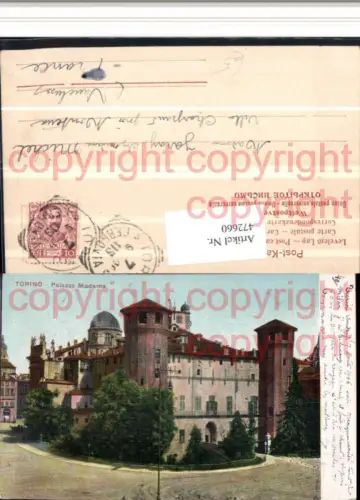 472660,Piemonte Torino Turin Palazzo Madama Palast