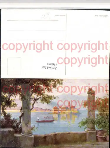 476057,Künstler AK Piemonte Verbano-Cusio-Ossola Isola Superiore Insel