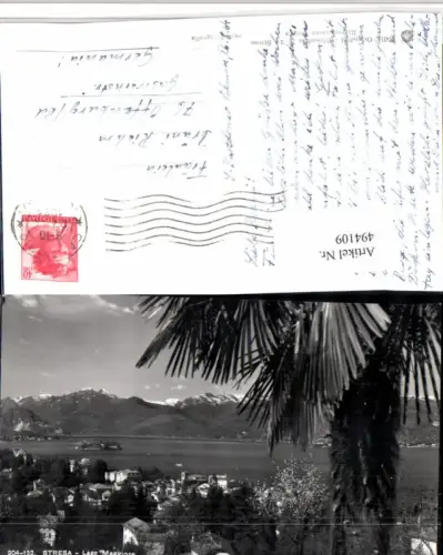 494109,Piemonte Verbano-Cusio-Ossola Stresa Totale Palme Bergkulisse