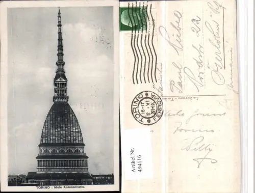 494116,Piemonte Torino Turin Mole Antonelliana Turm