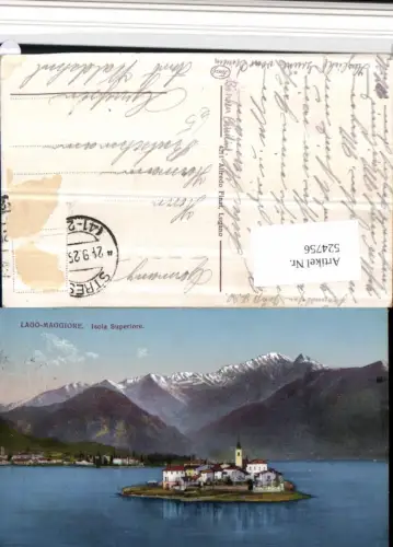 524756,Piemonte Verbano-Cusio-Ossola Isola Superiore Insel Bergkulisse