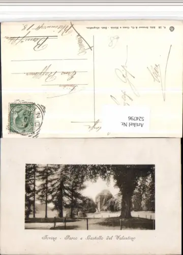 524796,Piemonte Torino Turin Parco e Castello del Valentino Burg