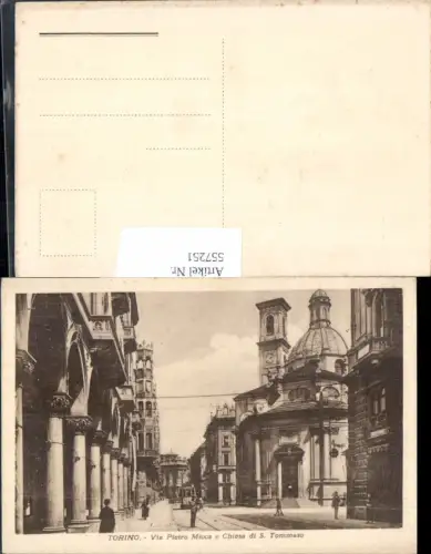 557251,Piemonte Torino Turin Via Pietro Micca Chiesa Tommaso