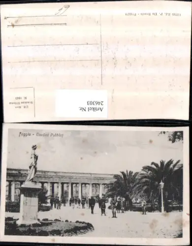 246303,Foggia Giardini Pubblici Denkmal