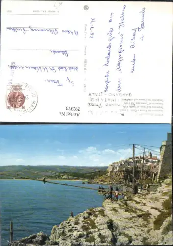 292373,Puglia Foggia Vieste Gargano Trabucco del Trione e Cita Vecchia Fischernetz