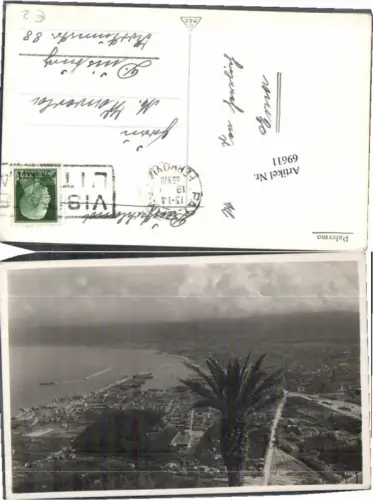 69611,Palermo Palme Hafen 1930