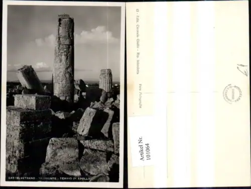 101064,Sicilia Castelvetrano Selinunte Tempio di Apollo Tempel