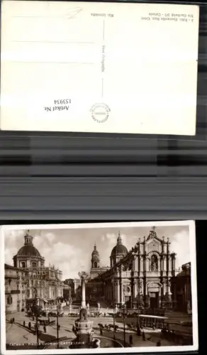 153934,Catania Piazza Duomo e Cattedrale Sicilia