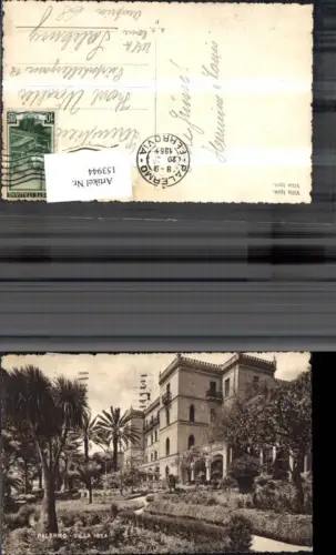 153944,Palermo Villa Igea Detailansicht Sicilia