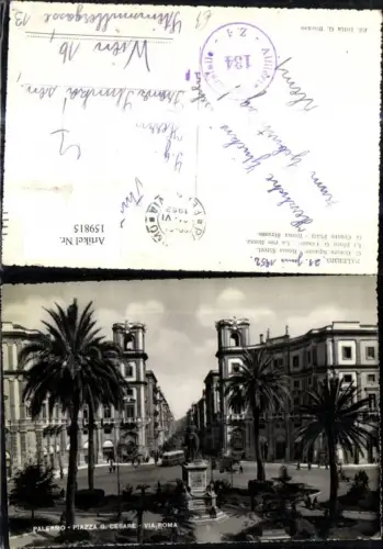 159815,Sicilia Palermo Roma Street Roma Strasse Piazza G. Cesare Via Roma