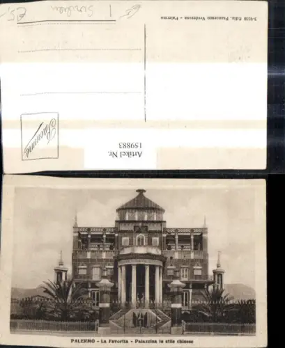 159883,Sicilia Palermo La Favorita Palazzina in stile chinese