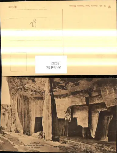 159884,Sicilia Siracusa Syrakus Latomia del Paradiso o del cordari