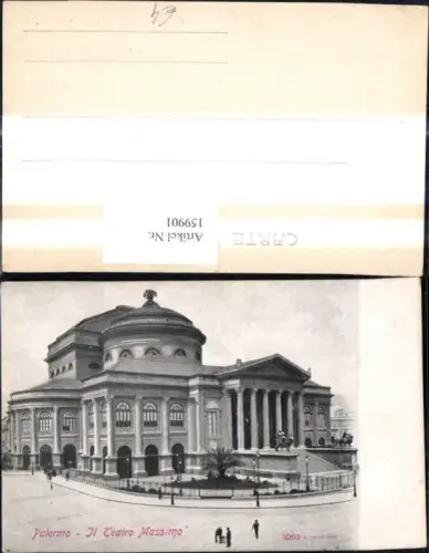 159901,Sicilia Palermo Il Teatro Massimo Theater