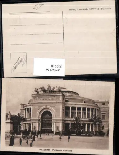 222710,Sicilia Palermo Politeama Garibaldi