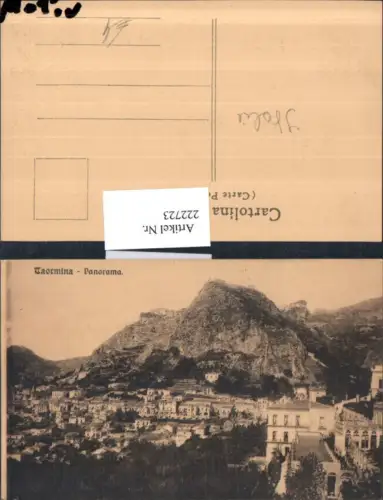 222723,Sicilia Taormina Panorama Totale