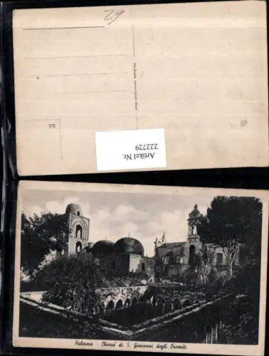 222729,Sicilia Palermo Chiesa di S. Giovanni degli Eremiti Kirche