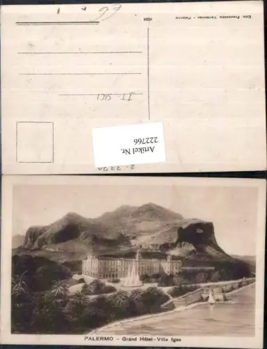 222766,Sicilia Palermo Grand Hotel Villa Igea