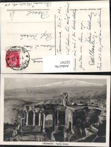 222767,Sicilia Taormina Teatro Greco