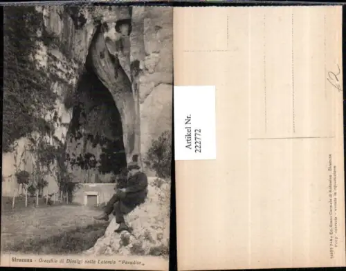 222772,Sicilia Siracusa Orecchio di Dionigi nella Latomia Pradiso Partie