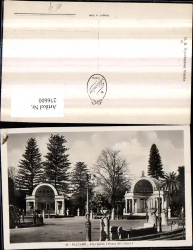 276600,Sicilia Palermo Villa Giulia Piazza del Centro