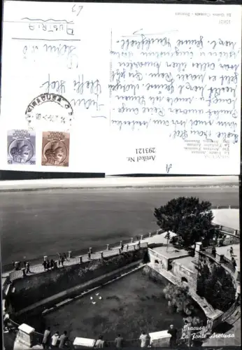 293121,Sicilia Siracusa Syrakus La Fonte Aretusa Brunnen