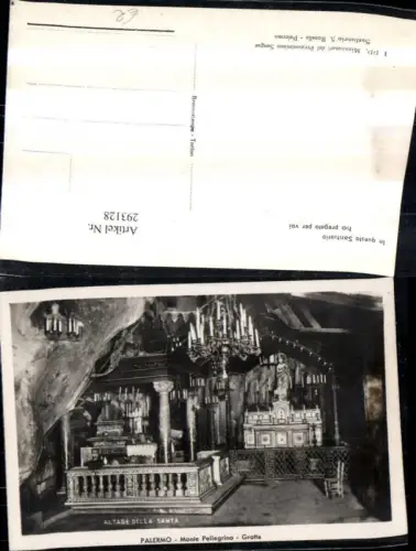 293128,Sicilia Palermo Monte Pellegrino Grotta Grotte Madonna